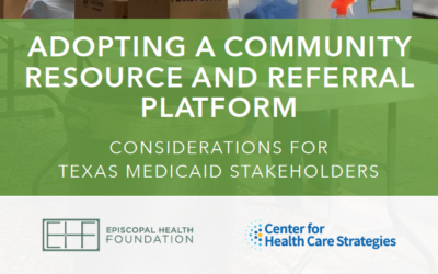 Adopting a Community Resource and Referral Platform: Considerations for Texas Medicaid Stakeholders